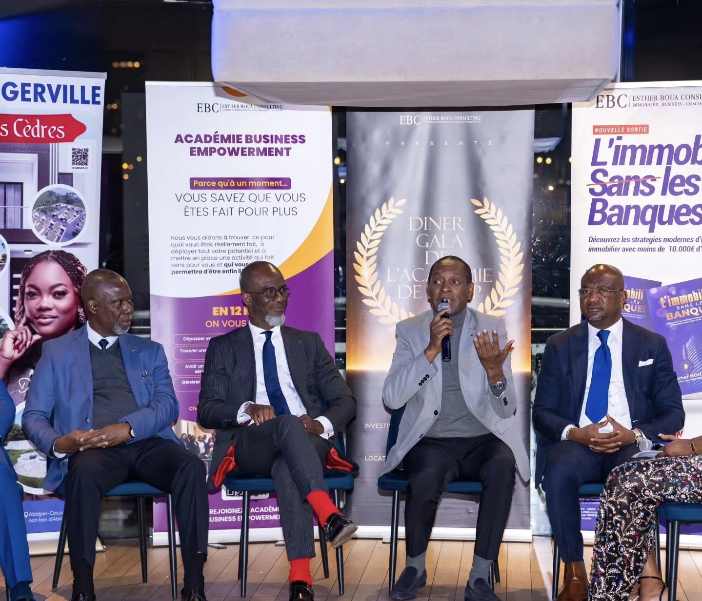 Panel du Dîner Gala de l'Excellence avec Rachidi Salami et les invités